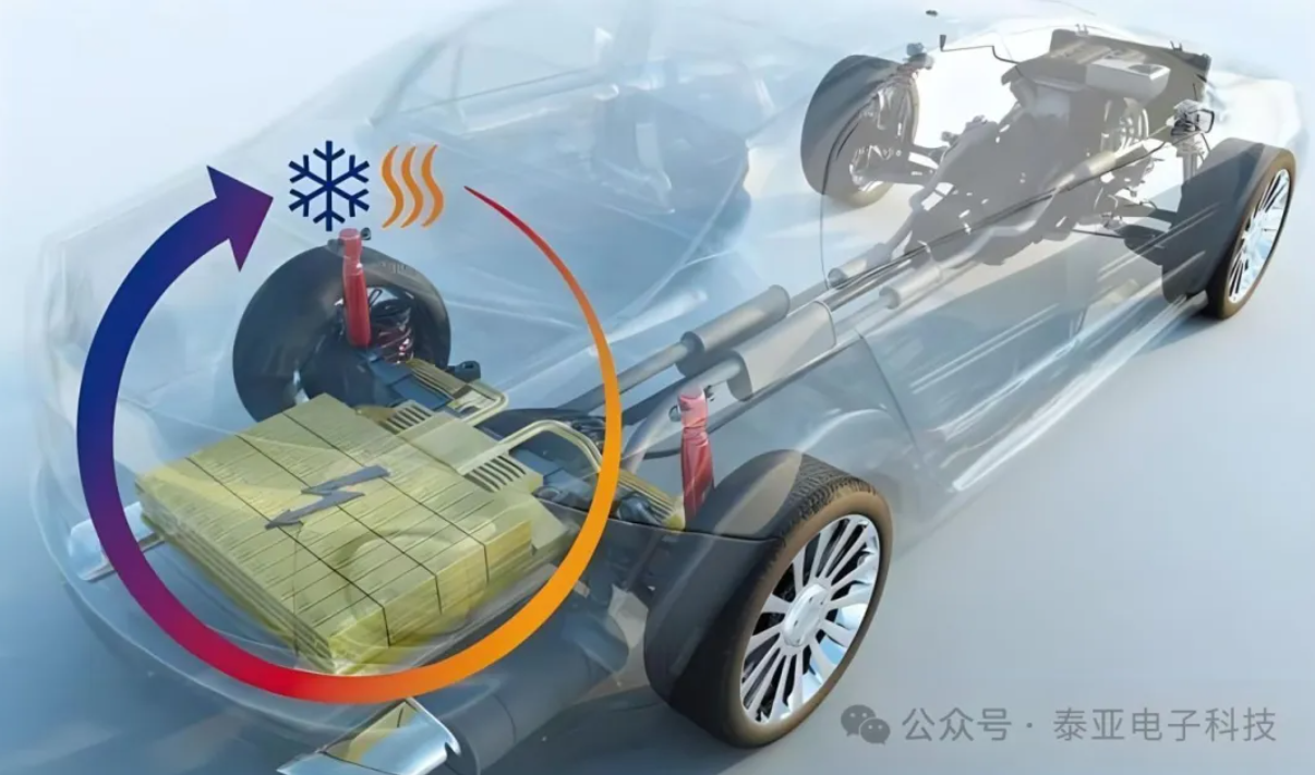 泰亚科技材料在电池包内的协同防护应用场景图